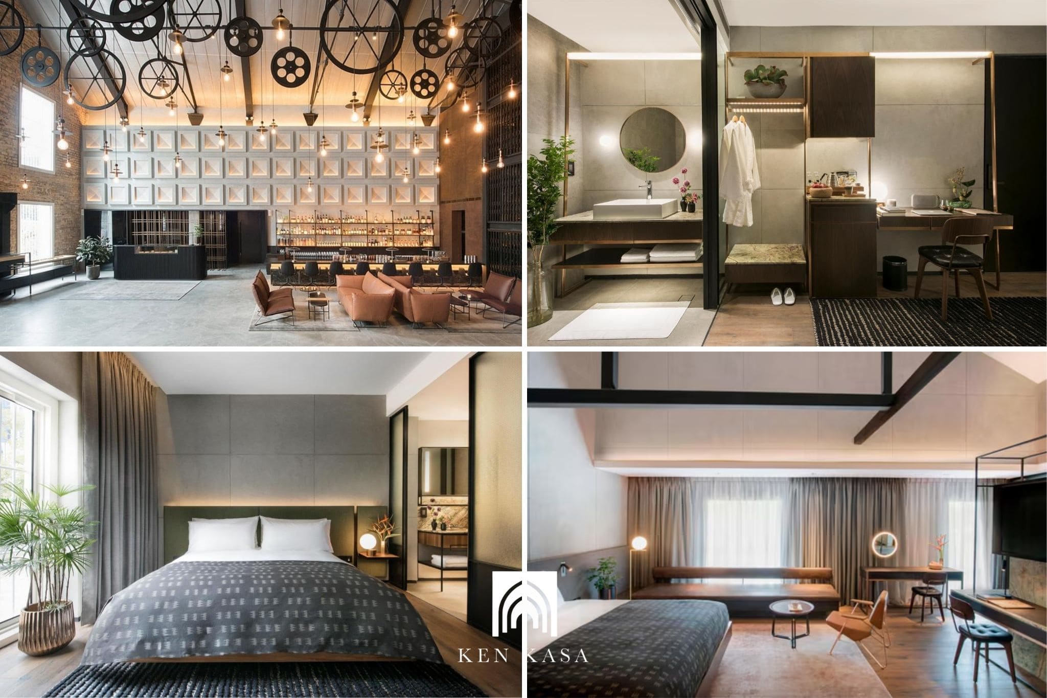 Thiết kế khách sạn 8 tầng phong cách nghệ thuật đương đại 